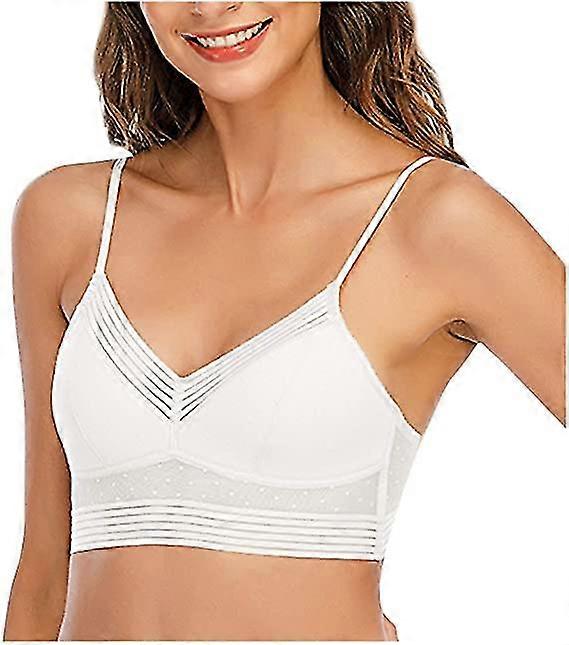 Low Back Wireless Lifting Lace Bra, U Shaped Bra Push Up Backless Bra Deep V Invisible Low Back Bra