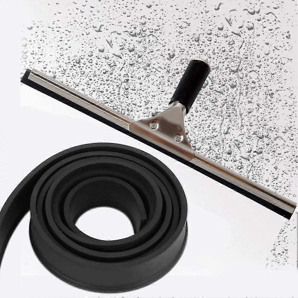 Window Cleaning Squeegee Rubber Window Cleaning Replacement Rubber Replacement Rubber Squeegee Premium Universal Replacement Flexible Squeegee Blade (