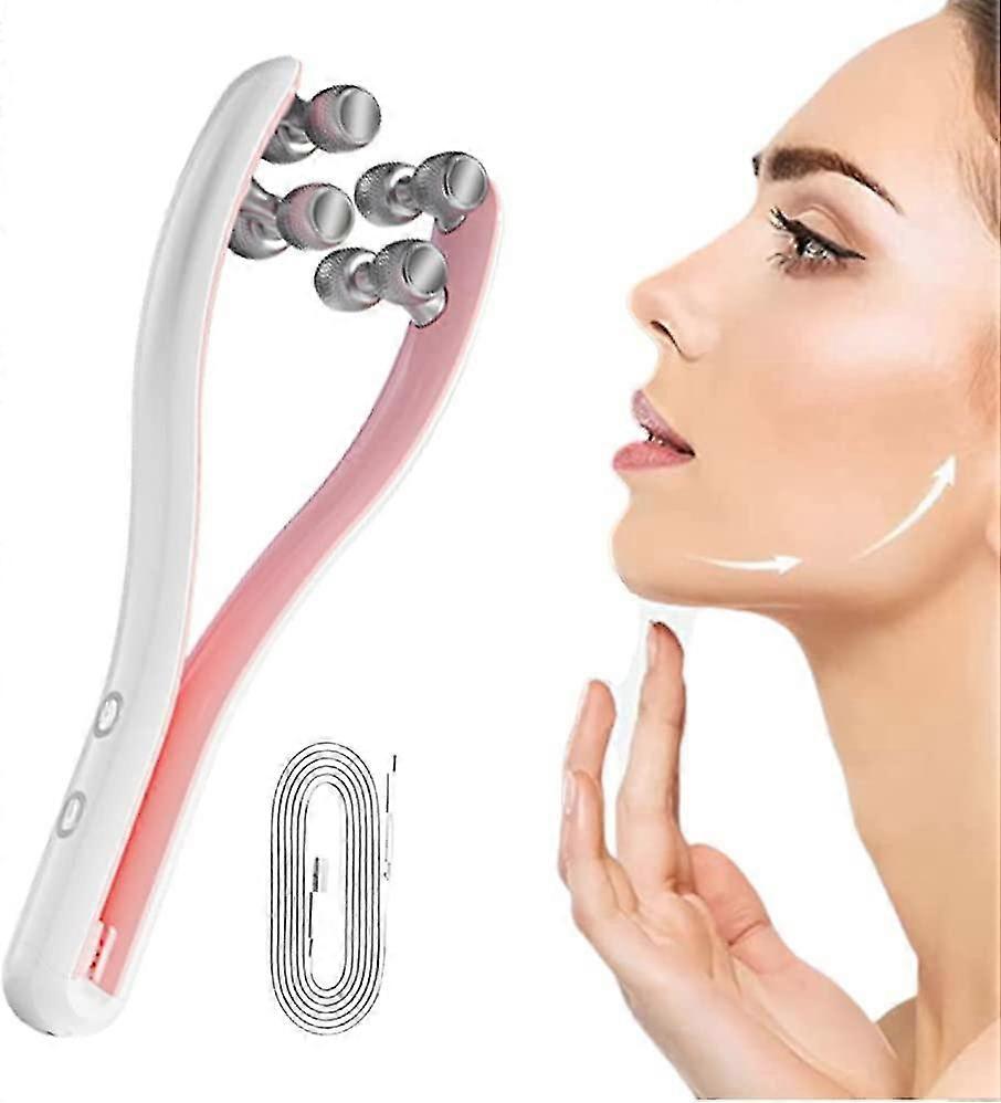 Ems V Shape Microcurrent Rolling Device, Double Chin Reducer Machine Tw