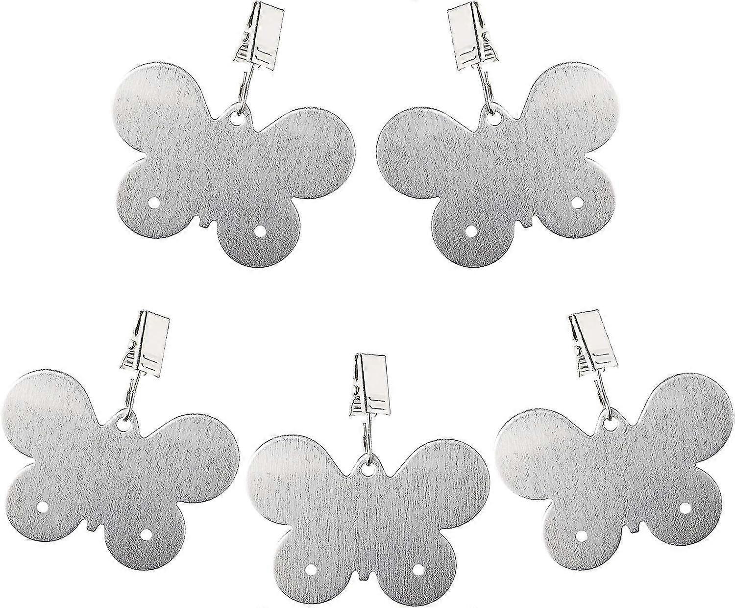 Pinces  Nappe Papillon 5 PCS Poids Nappe de Table Lourd Exterieure paisseur Clip Nappe de Table en