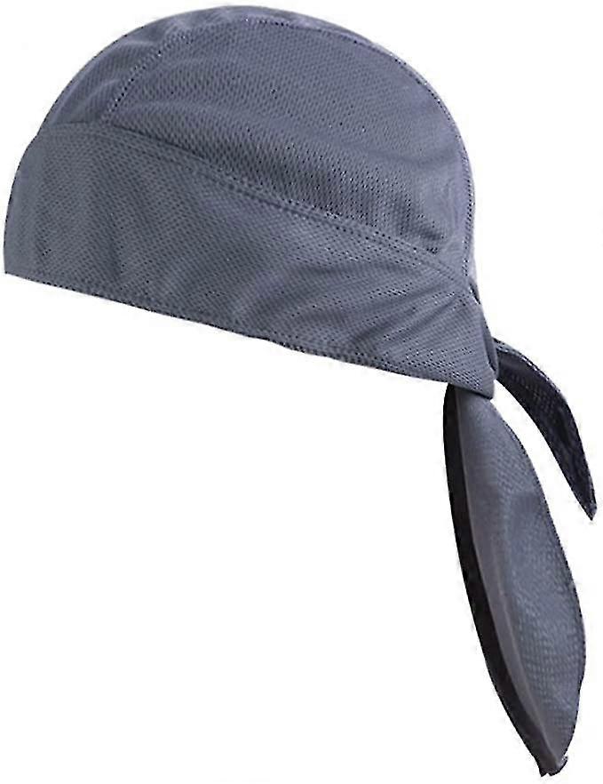 Dypgrå skjerf skaut Cap Head Guard Dry Headband Cycling Cap Unisex pustende skjerf egnet for sykler motorsykler og andre utendørs Sp