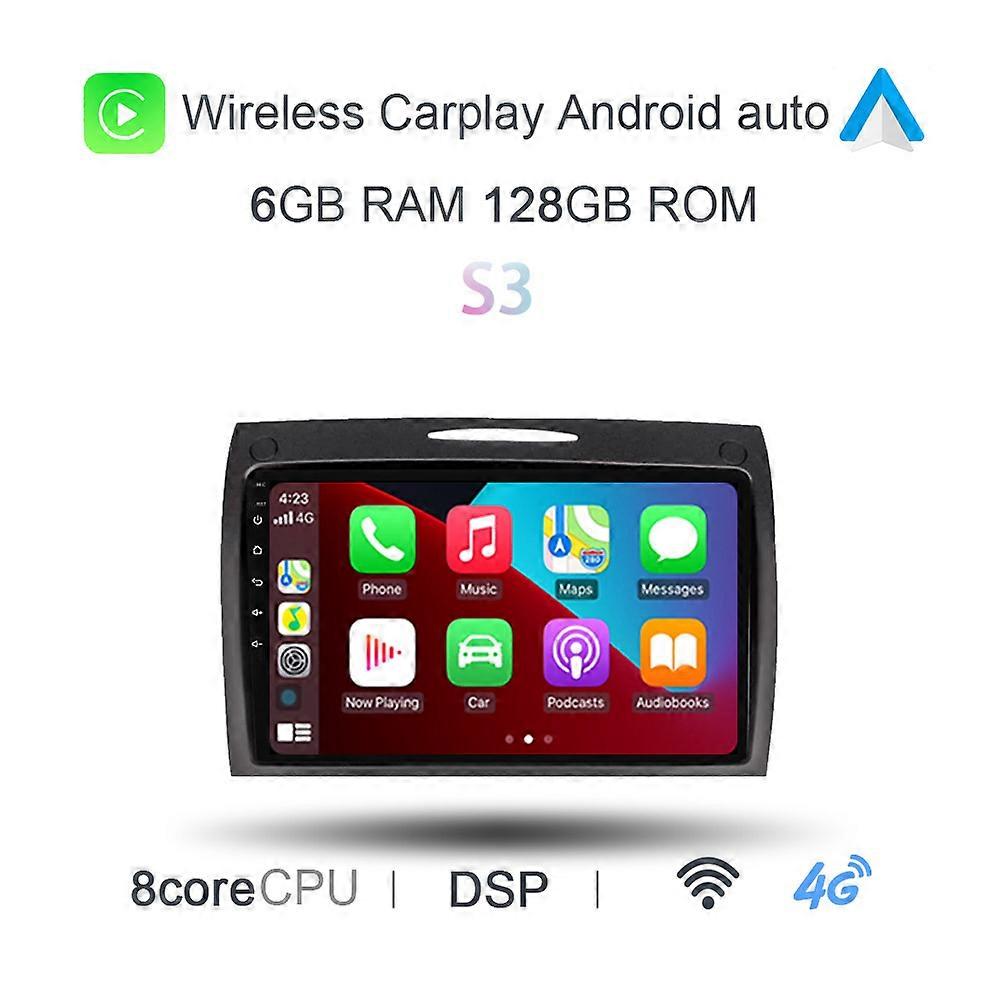 720P 360 6GB+128GB Carplay DSP Android 11.0 Car DVD Player GPS map WIFI Stereo RDS Radio For Benz SLK R171 W171 2000 2001-2011