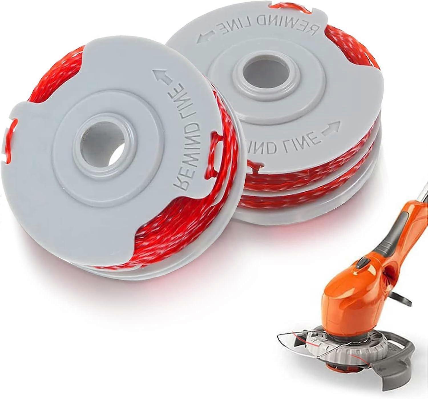 Bobine de débroussailleuse et fil pour Flymo, tondeuse à gazon standard de 1,5 mm Bobine de remplacement Double ligne Alimentation automatique Coupe-herbe Fil String et Decker pour FLY021/51