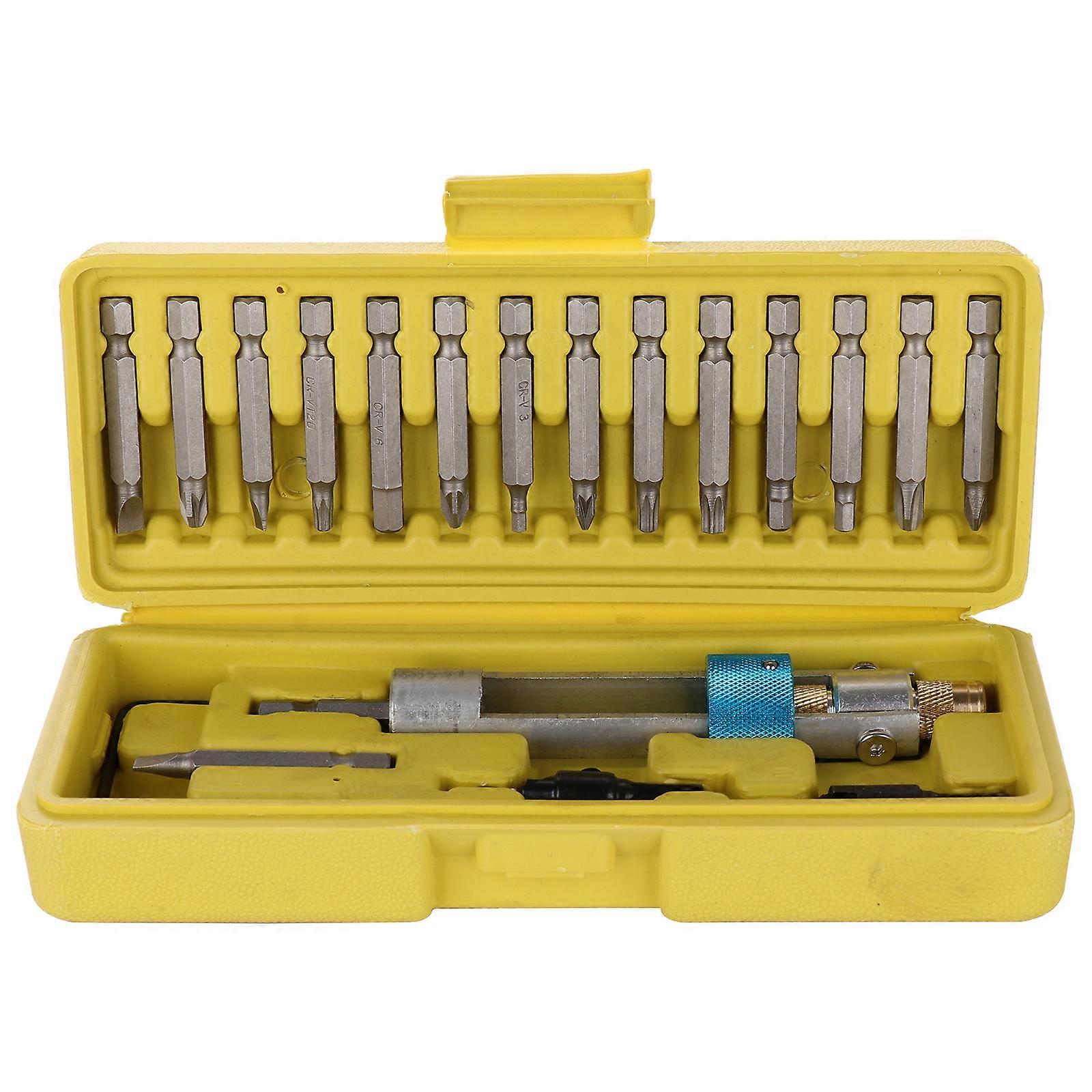 2023 New20PC Multifunction Screwdriver Bit and Drill Driver Set with Sturdy Carrying Case