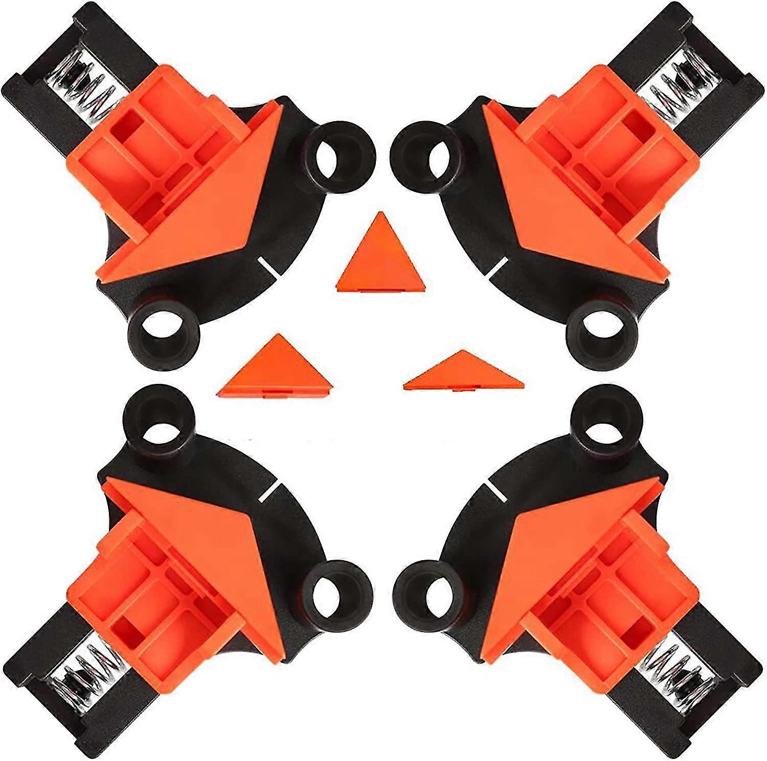 4 Pieces Angle Clamp Right Angle Miter Clamp Angle Clamp, Multifunction Angle Clamp