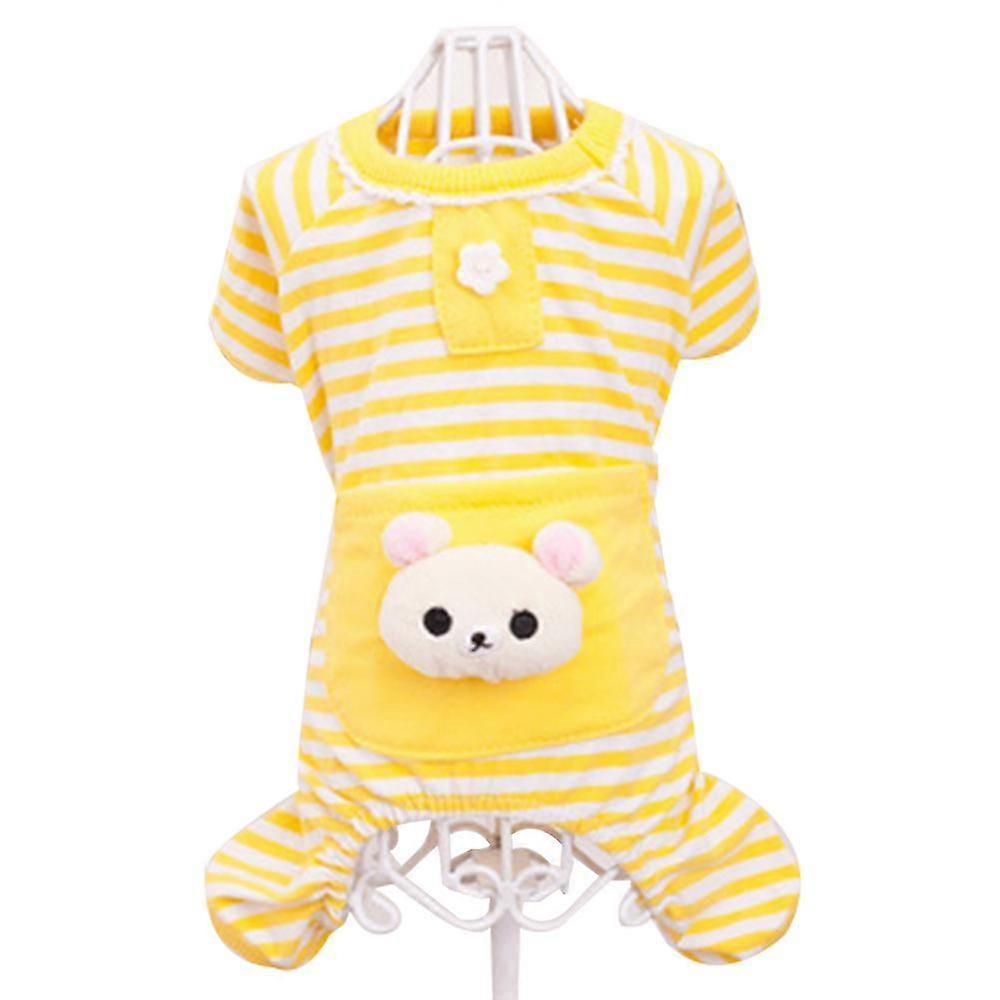 Pet Four Leg Clothes With Pockets On