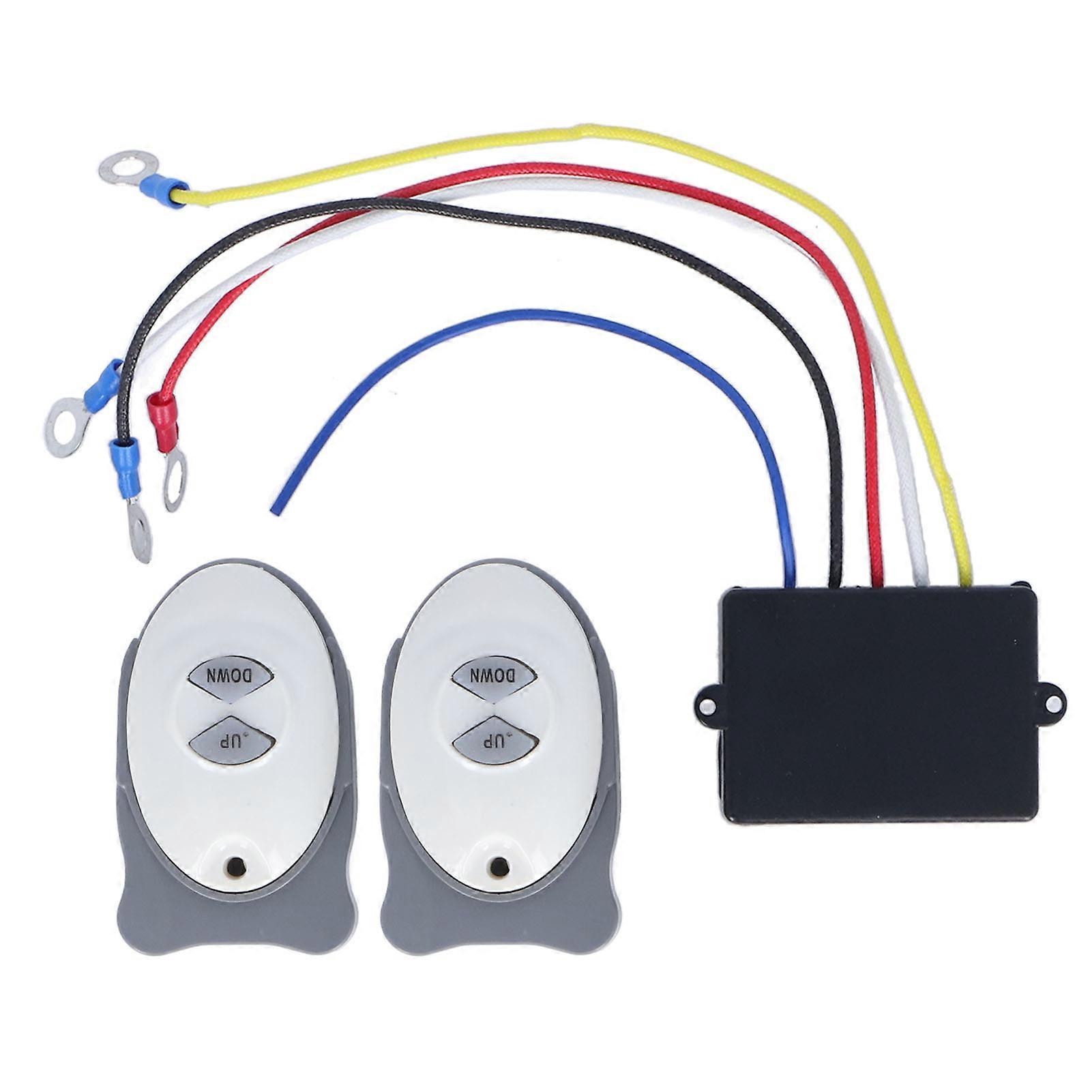 Winch Wireless Receiver Transmitter Anchor Remote Windlass Wireless Switch Boat Sail Trim Controller Marine Hardware