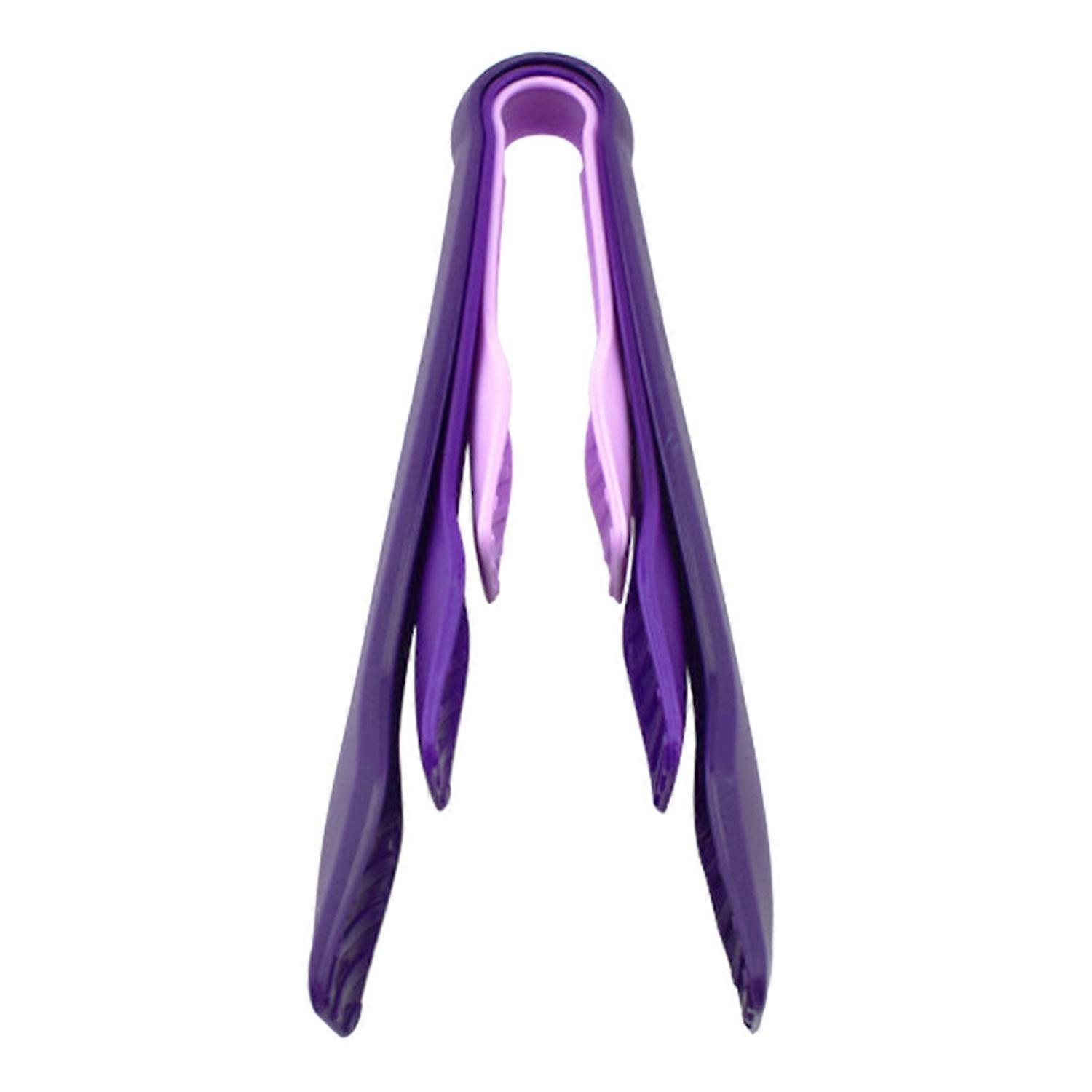 3Pcs Food Clip with Non-Slip Handle Food Grade Heat-Resistant Reusable Salad Bread Cake Food Tongs