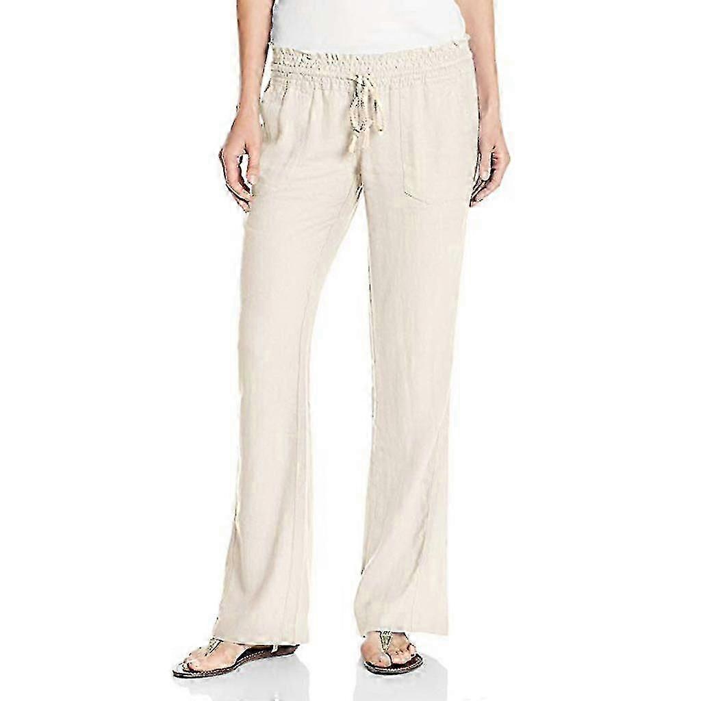 Women's Cotton Linen Pants Beach Pant