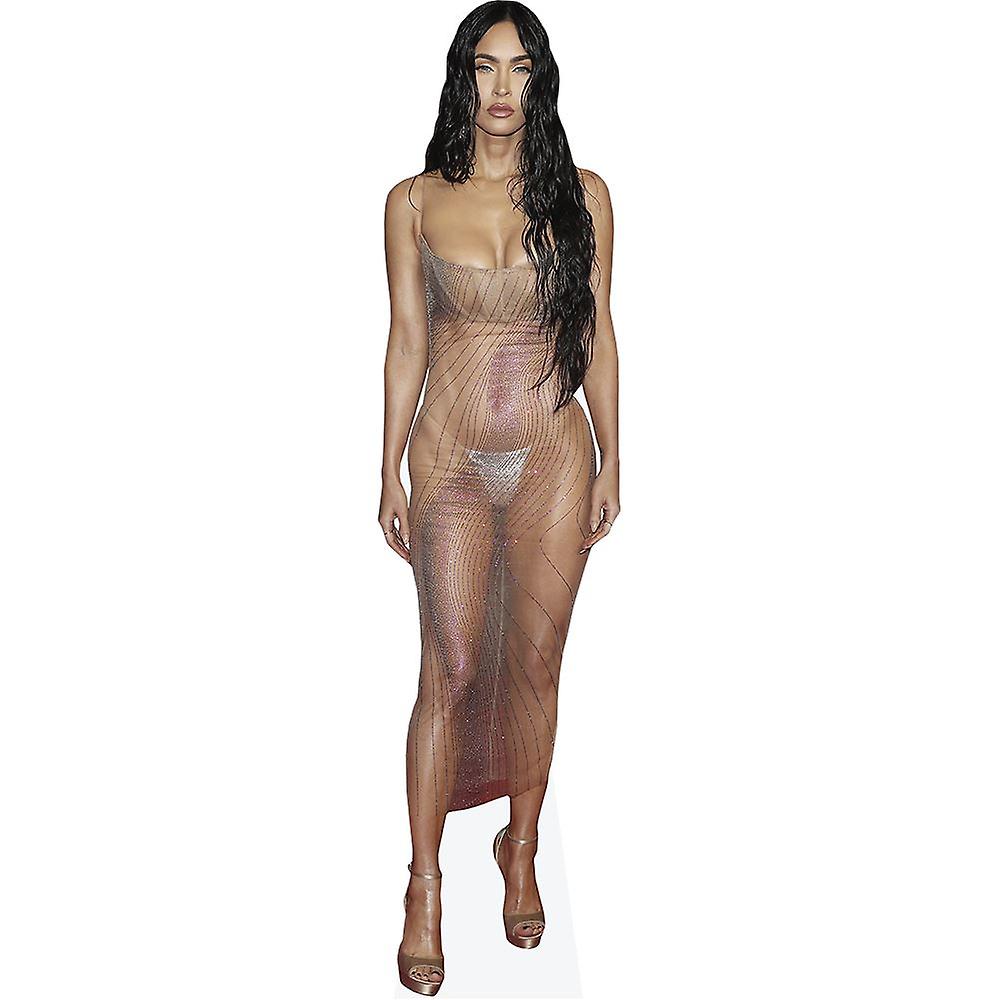 Megan Fox (Sheer) Cardboard Cutout (lifesize OR mini size). Standee. Stand Up.