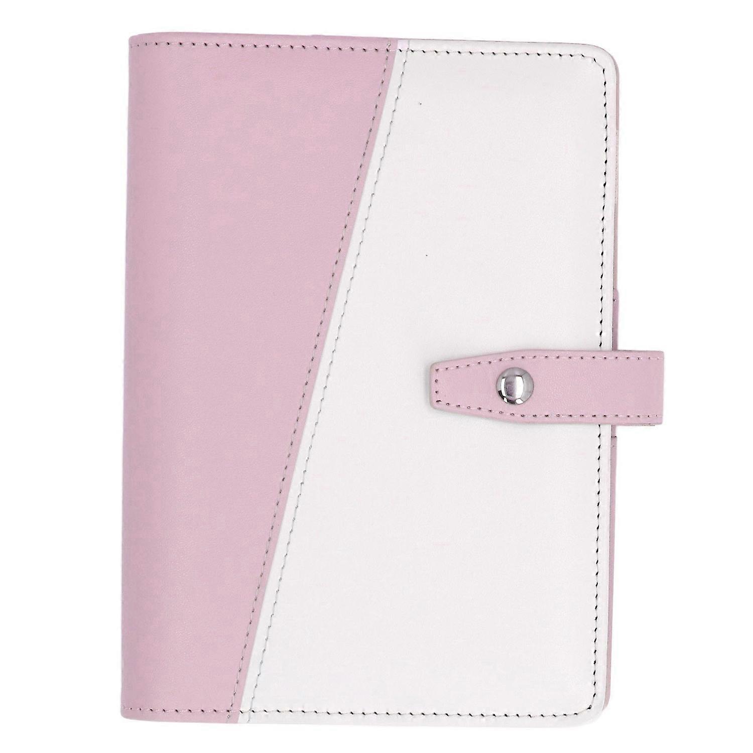 A6 Budget Binder Multifunctional Compartment Design Portable PU Leather Notebook Binder for Office S