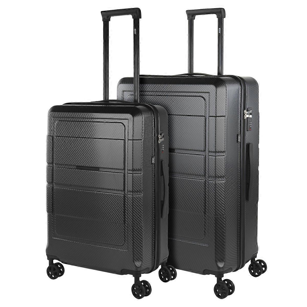 Jaslen uppsättning styva abs oxford-resväskor