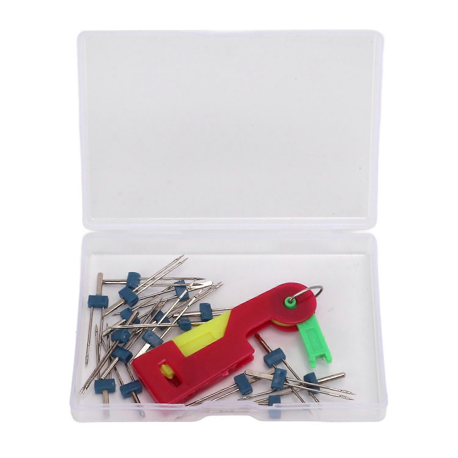 18Pcs Sewing Machine Double Needle Set Practical Design High Toughness Stainless Steel Double Needle