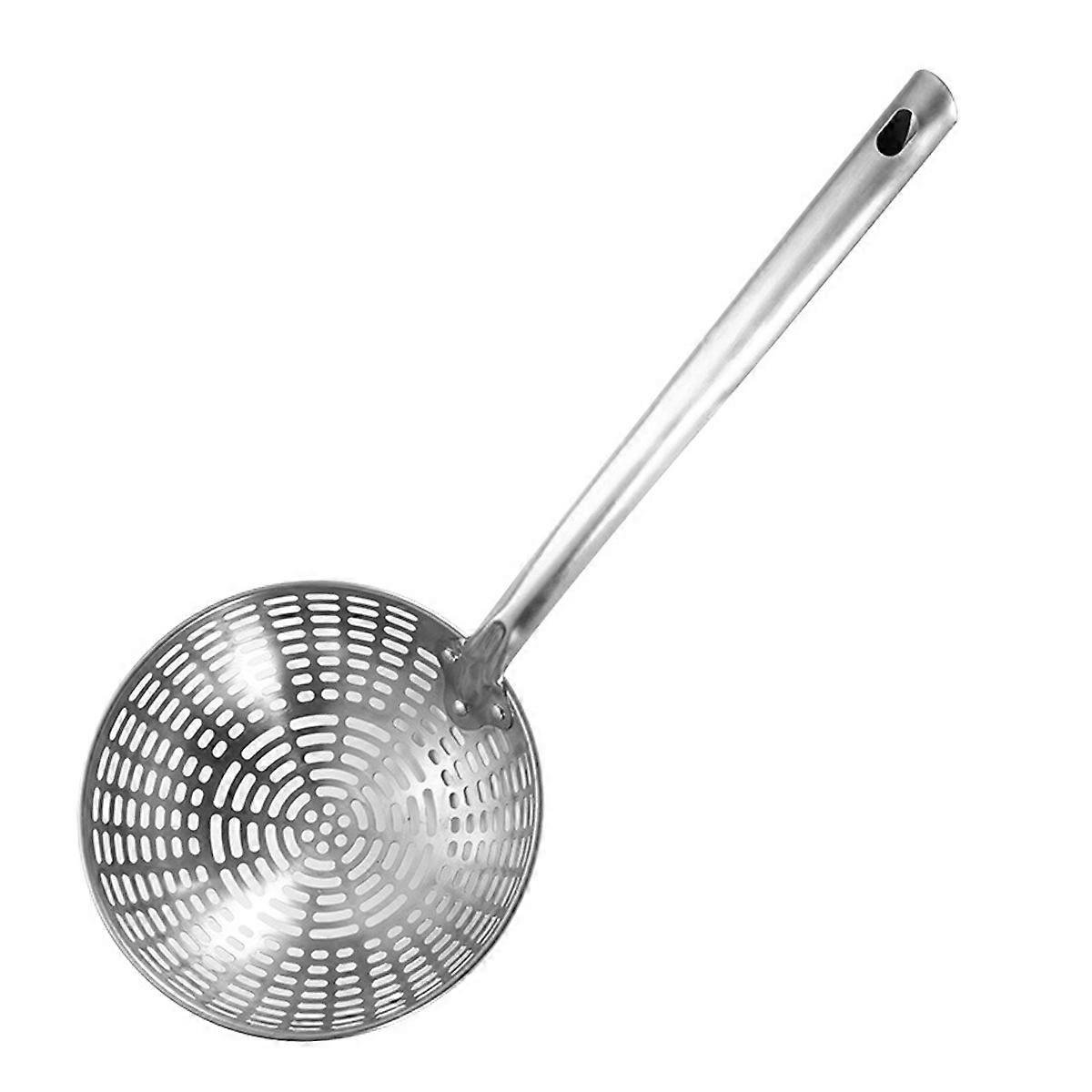 Stainless steel strainer with handle for home kitchen cooking