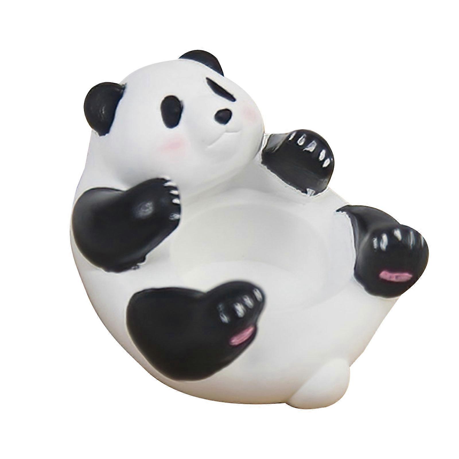 מחזיק נרות מעמד גבס מלאכת קישוט מחזיק נר דקורטיבי שולחן עבודה תפאורה נברשת נר פנדה