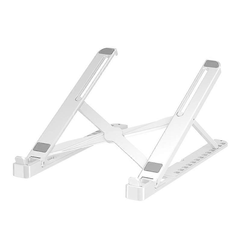 Laptop Stand, Heightening Holder, Plastic, Heat Dissipation, Foldable, Portable, Storage Base, Riser