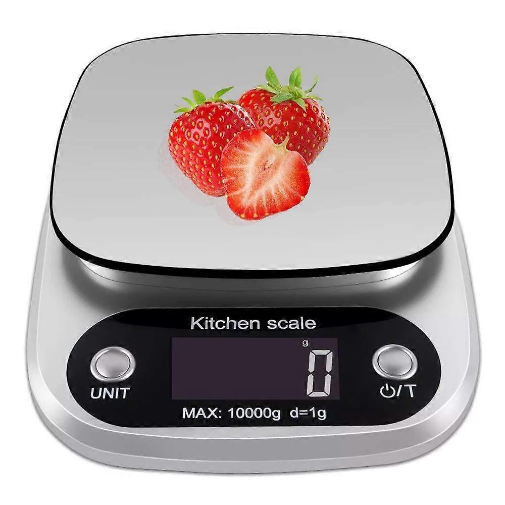 Food Scale for Cooking and Baking - Digital Kitchen Scale with tare Function, 11 lb Capacity, Stainless Steel, Waterproof Design