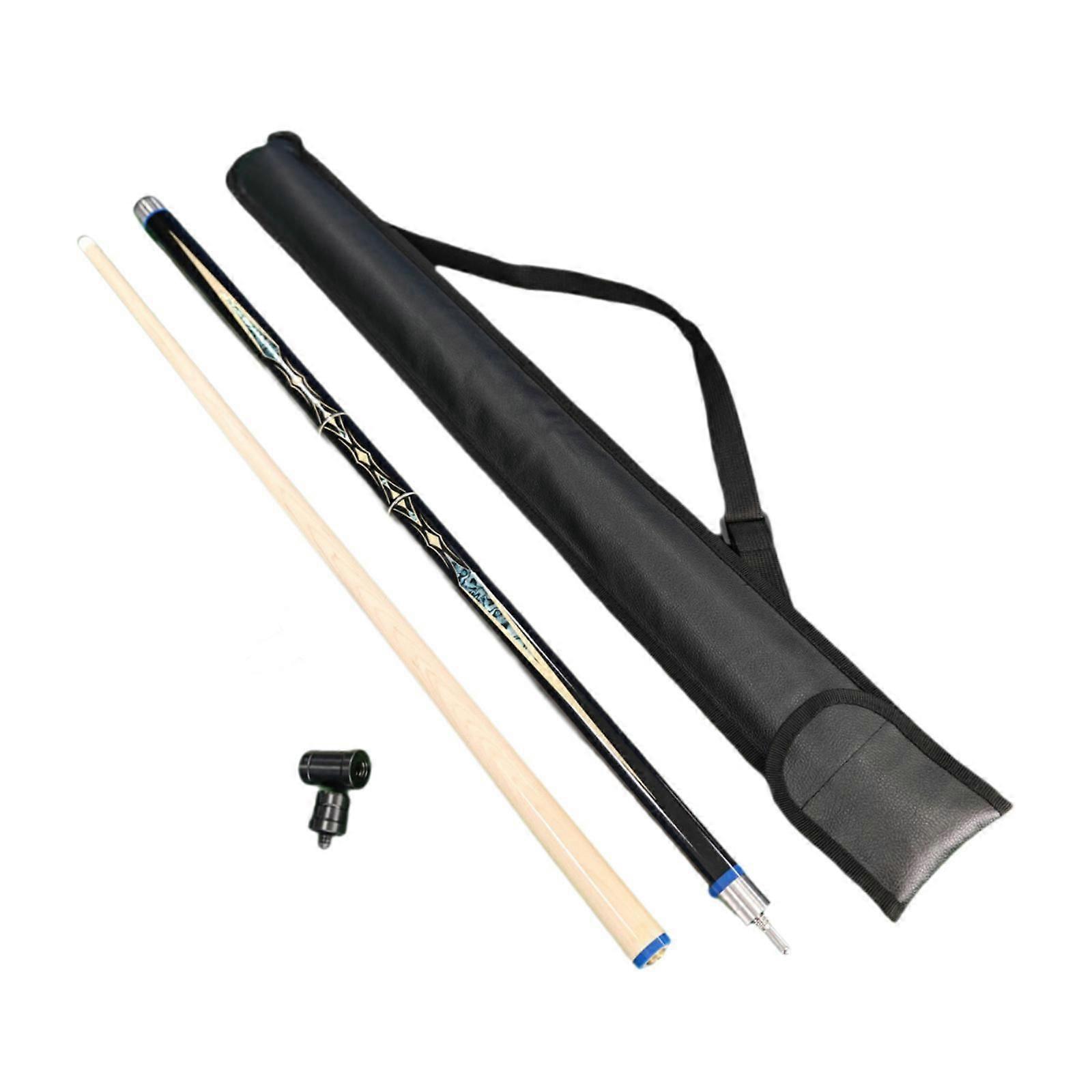 Pool Cue Stick Bärbar 1/2 Split Two Section Professional Full Storlek 58 tum