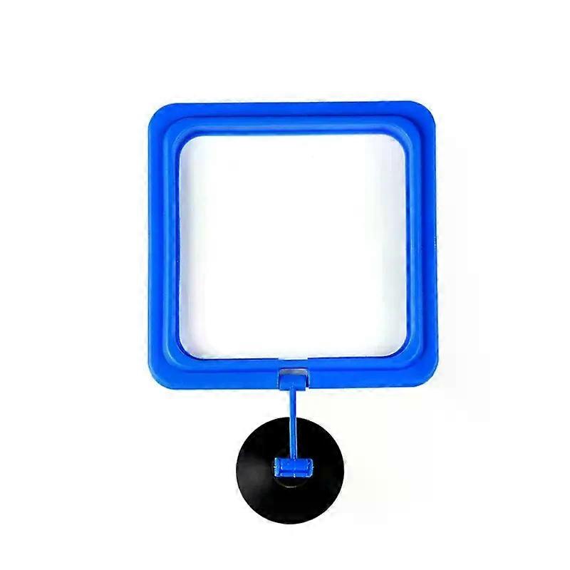 1pc Aquarium Feeding Ring Fish Tank Floating Food Tray Feeder Square Circle Fish Feeder Accessory Aquatic Pet Supplies