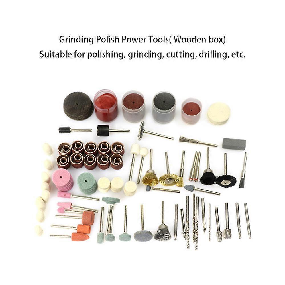 242pcs Mini Rotary Tool Bit Set with Polishing & Grinding Accessories