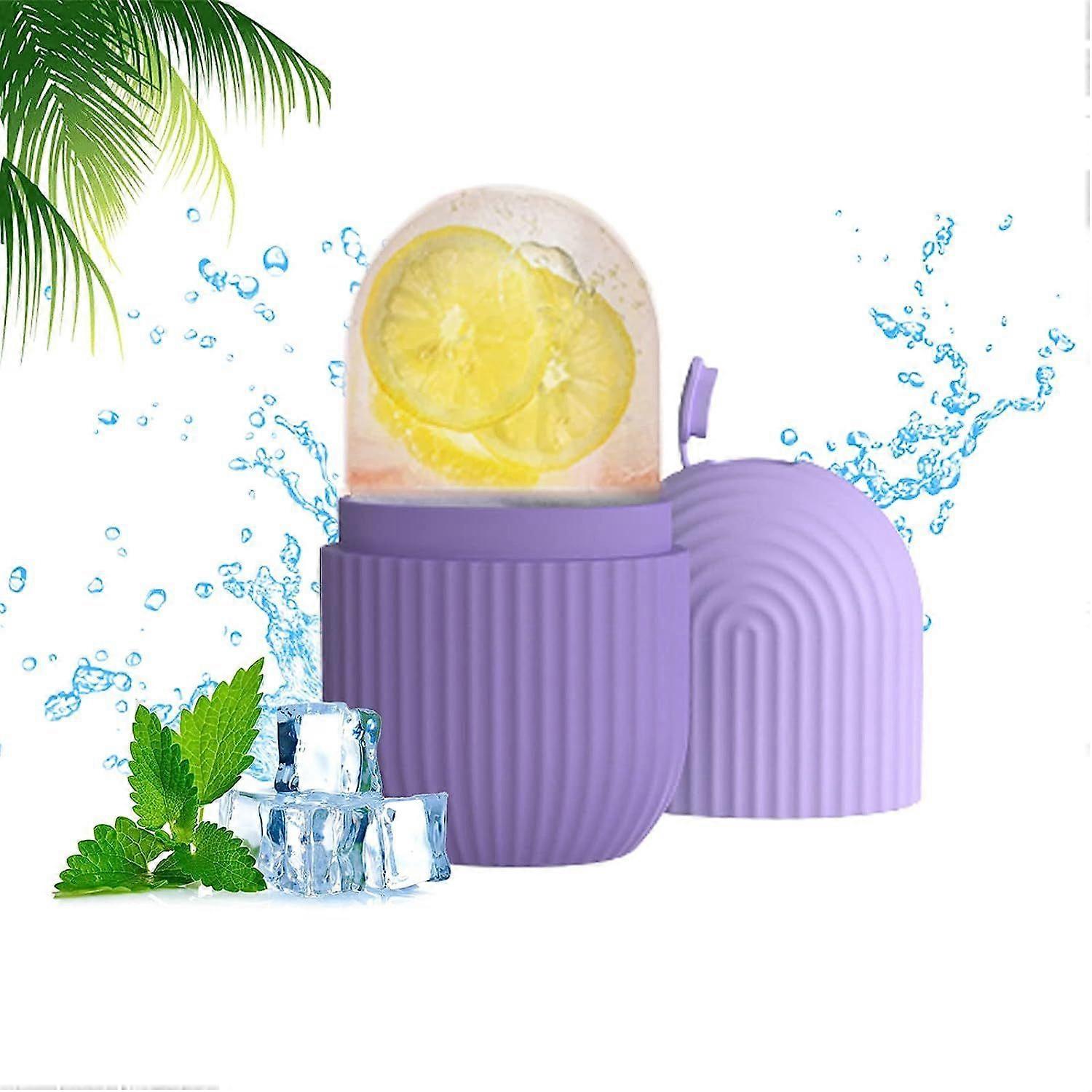 フェイスアイスローラー、顔用アイスローラー、目、顔用氷型、効果的に腫れを取り除き、毛穴を減らし、日焼けを修復します-漏れ防止