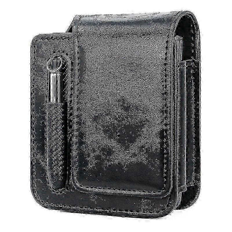 Flip Cell Phone Holster Belt Clip Case For Samsung Galaxy Z Flip 5/z Flip 4/z Flip 3/motorola Razr Leather Belt Loop Pouch G