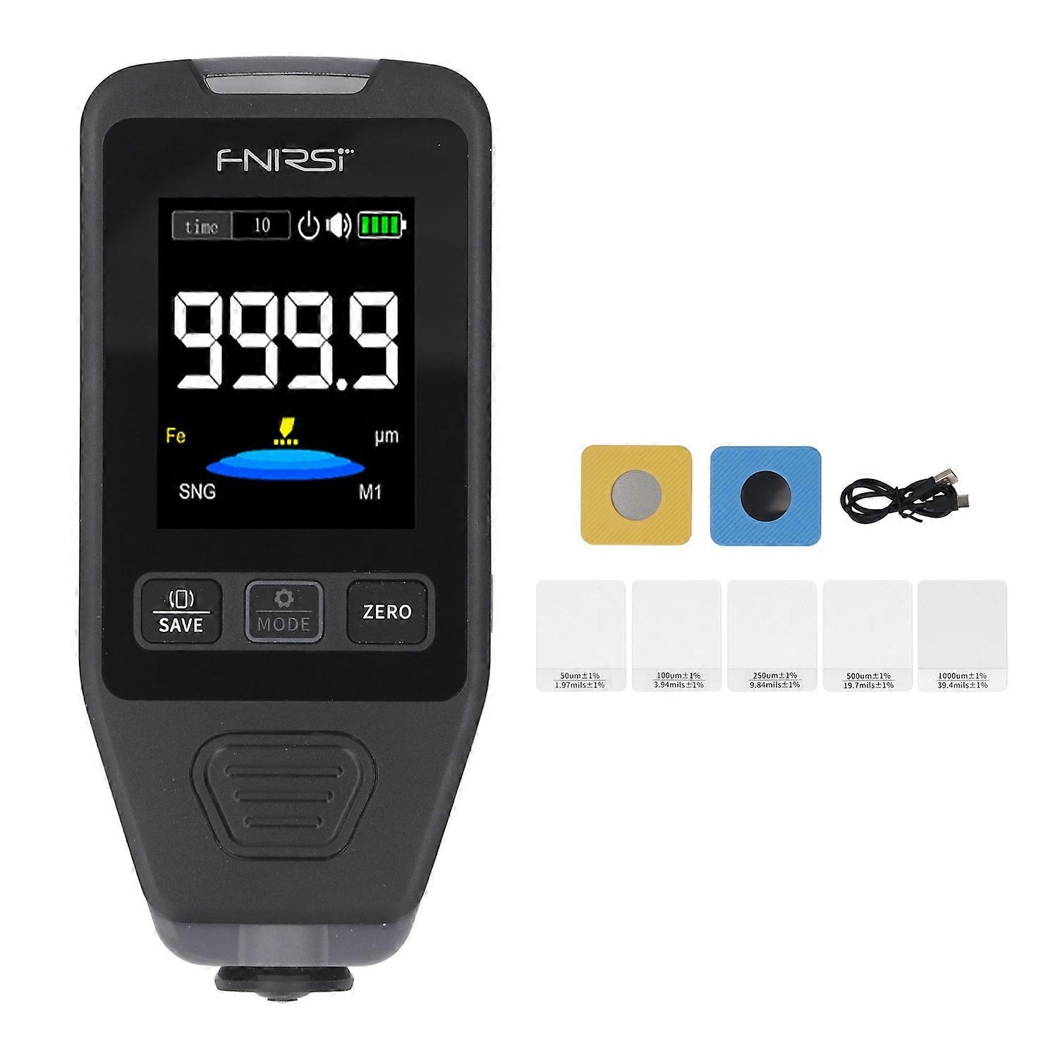 Coating Thickness Gauge High Accuracy Data Storage Auto Shutdown Portable Digital Coating Thickness