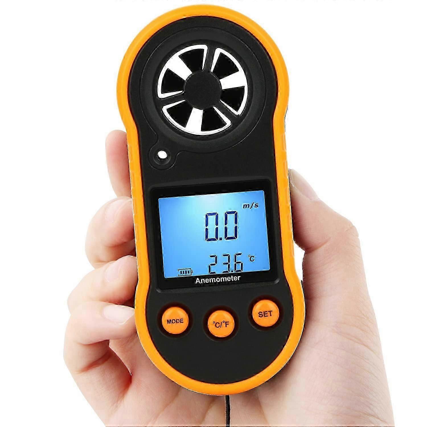 Digital Wind Speed Anemometer, Wind Gauges Air Flow Speed Meter