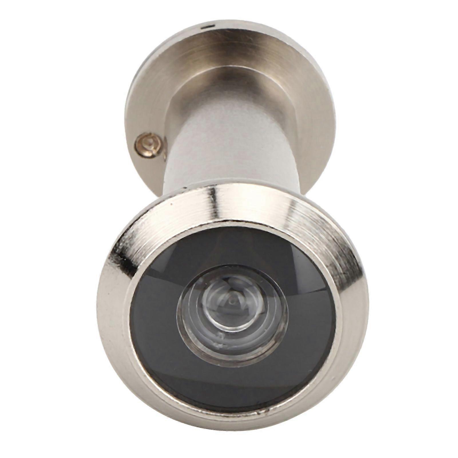 Anti Theft 220 Degree Viewing Angle Safety Door Viewer with Back Cover for Home Use(Brushed Color )