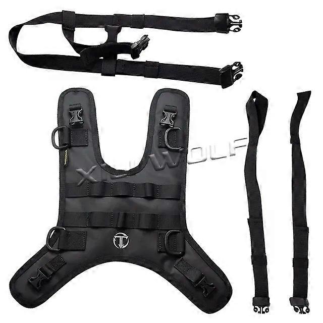 Motorcycle Tactical Vest Motorcross Tank Bag Base & Saddle Bag Base Portable Motor Accessory compatible for Universal Motor