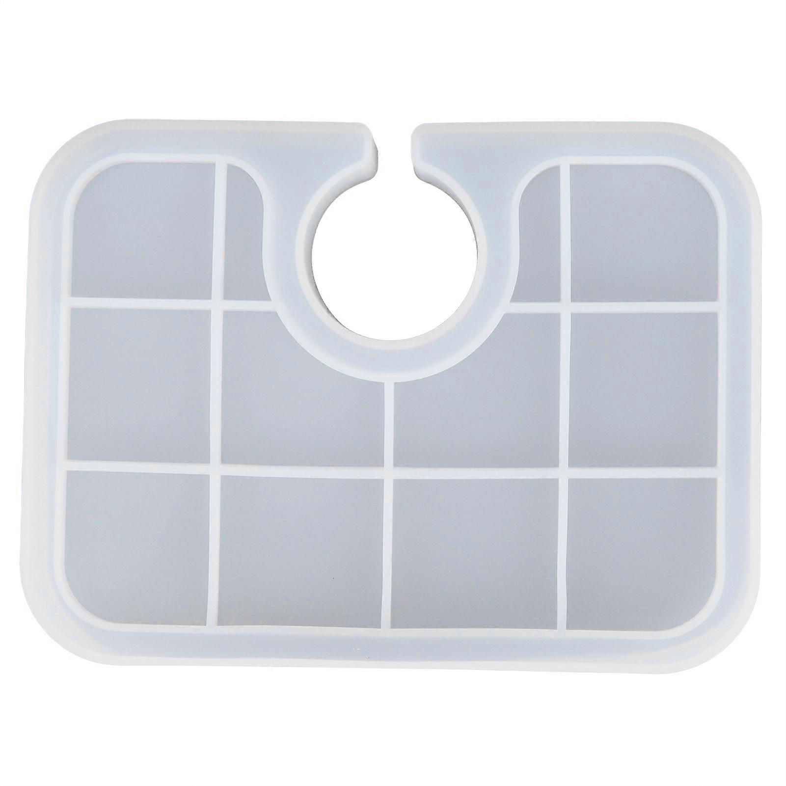 Silicone Mold Translucent Epoxy Resin Drop Glue Tray Tool for DIY Baking Decoration Making