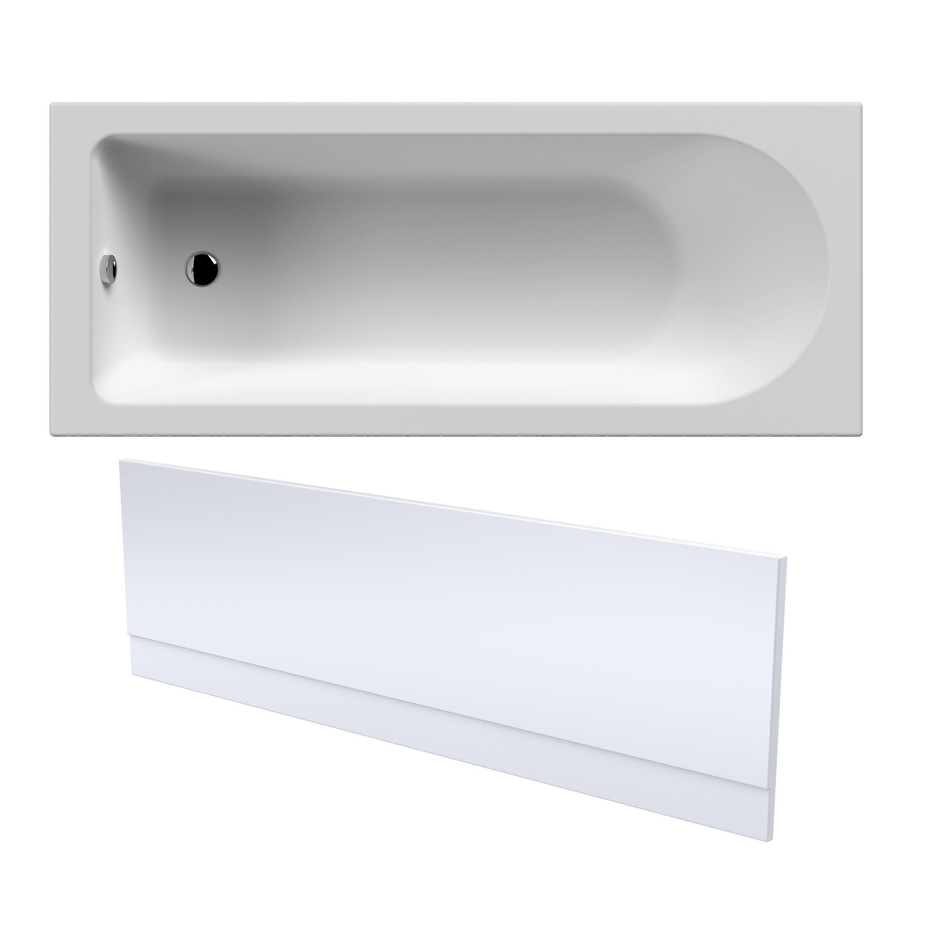 Round Single Ended 1700x700 Bath Set - Front Bath Panel