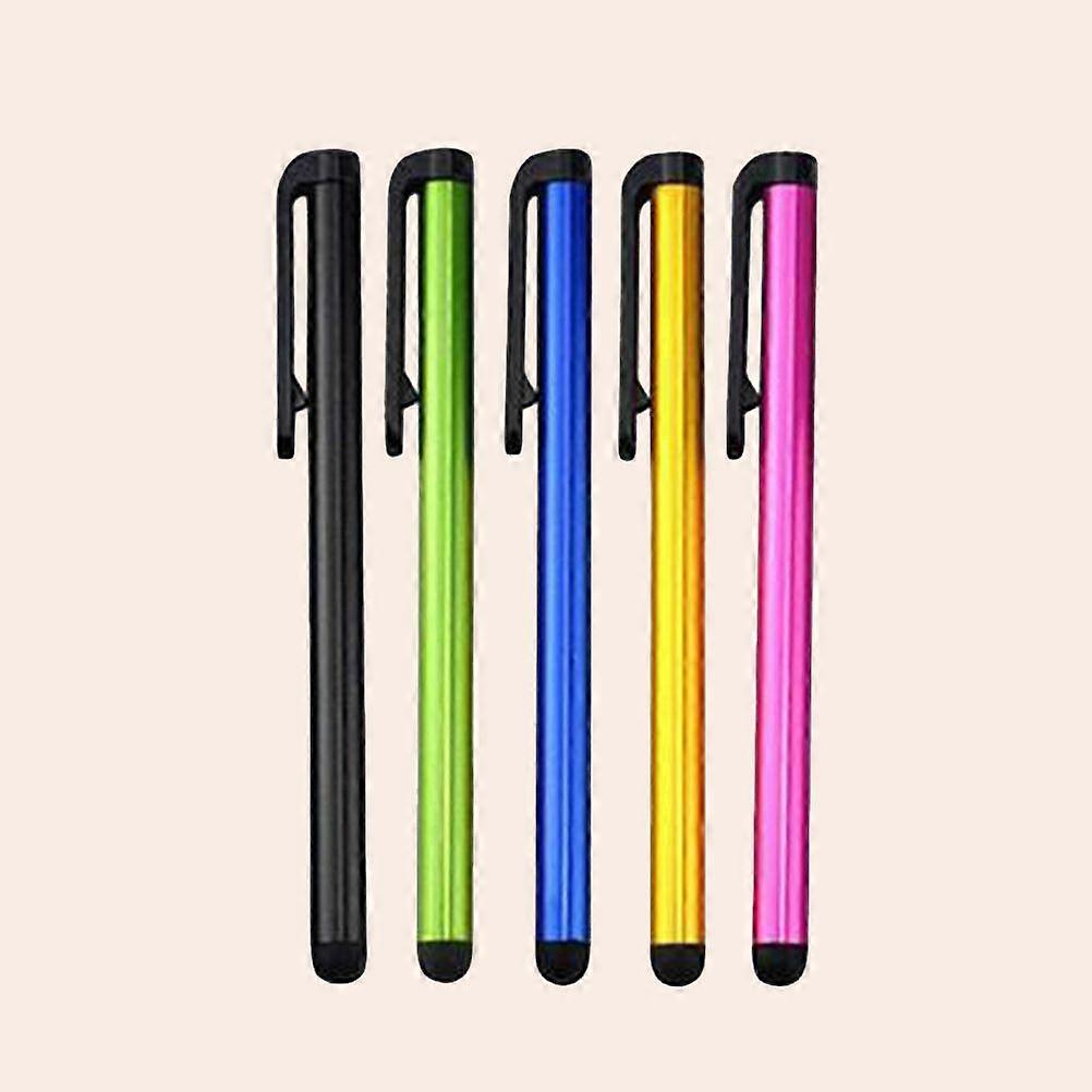 5pcs/lot Capacitive Touch Screen Stylus Pen for iPhone and Others (Random Color)