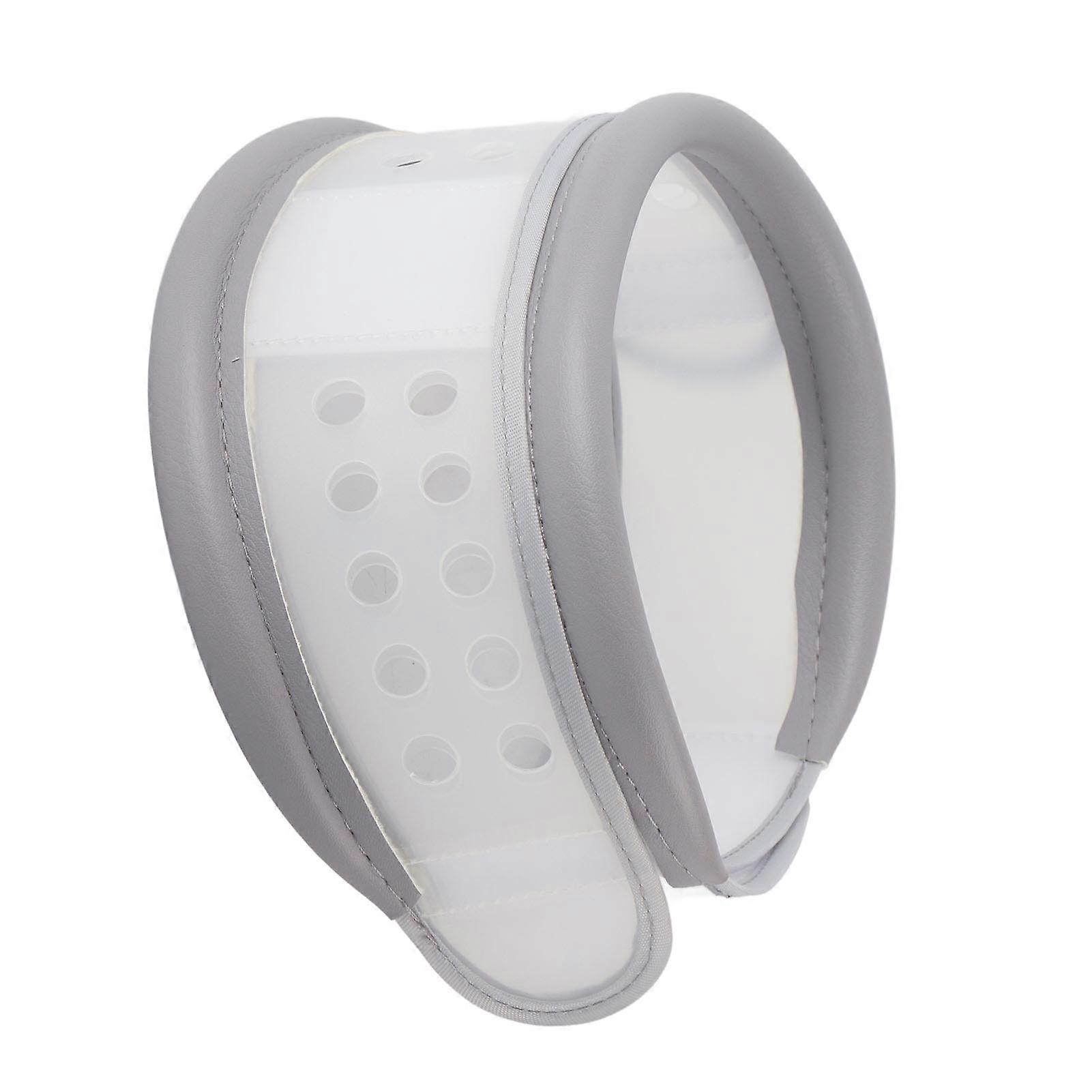 Adjustable Grey Cervical Collar L 59cm Neck Pain Relief Device