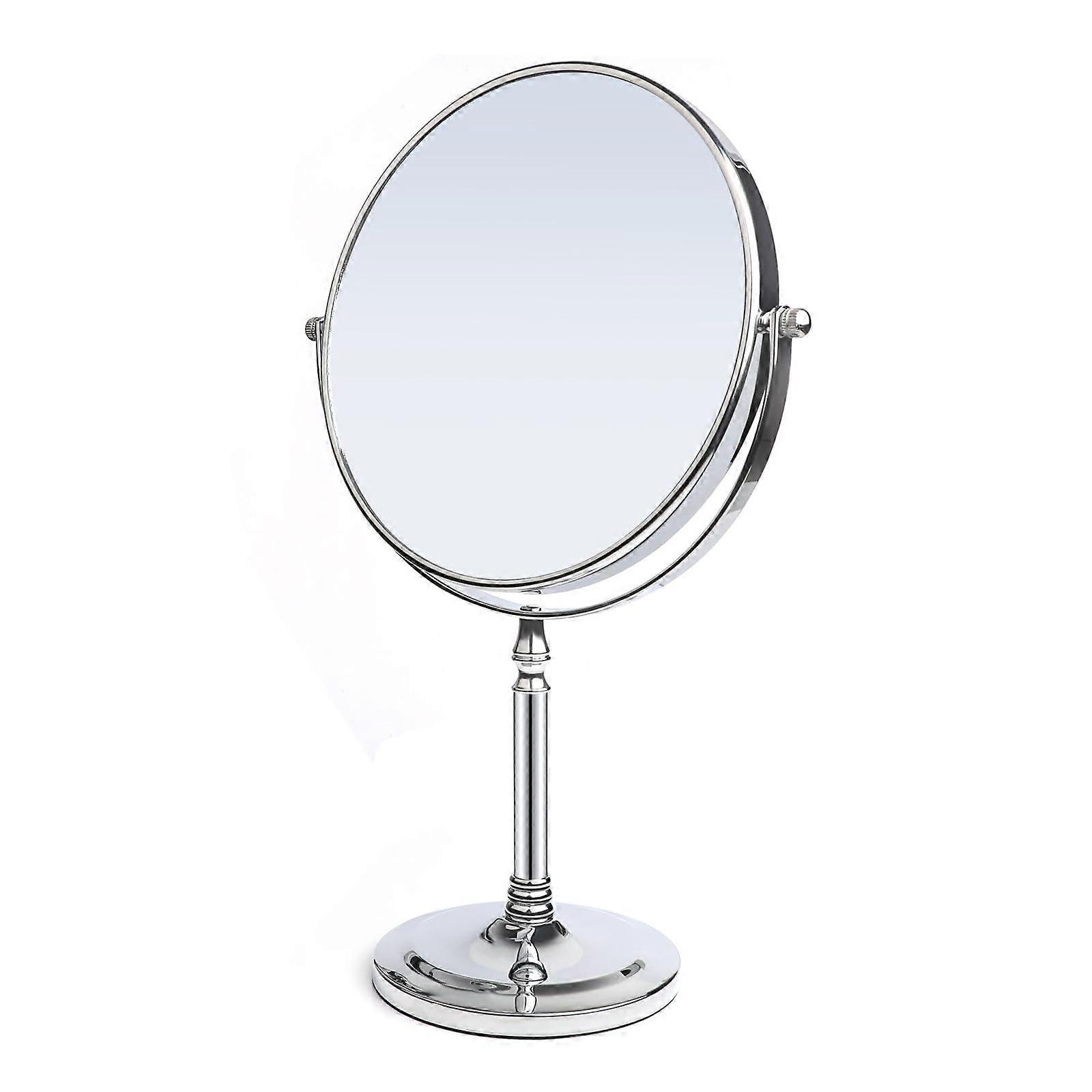 Double Sided 1X Vanity Makeup Mirror for Makeup with 360° Rotation 8 Inch