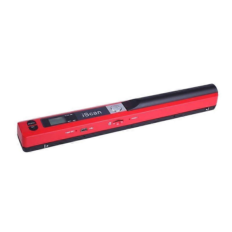 Portable Handheld Document Scanner 227X20X20mm 900 DPI USB 2.0 LCD Display Support JPG / PDF Format