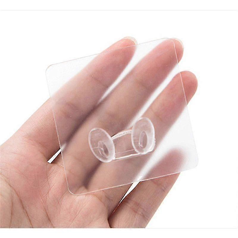 4Pcs Home Office Wall Adhesive Plastic Power Plug Socket Holder Hanger Hook