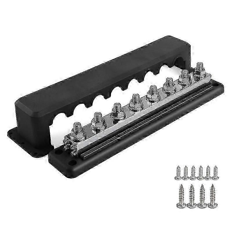 600A 48V Heavy Duty Busbar With 3/8 Inch Studs, Rv Distribution Panel