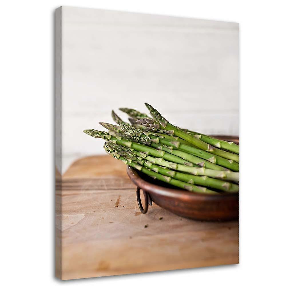 Fotobehang, Groene asperges - 40x60