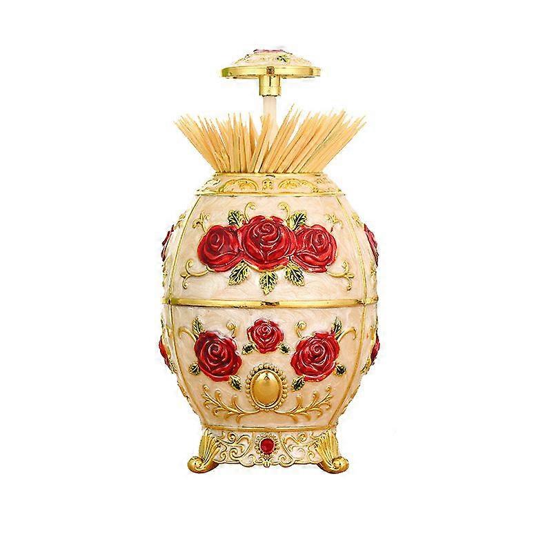 Toothpick holder home creative dining table coffee table light luxury toothpick box automatic push-type pop-up toothpick jar