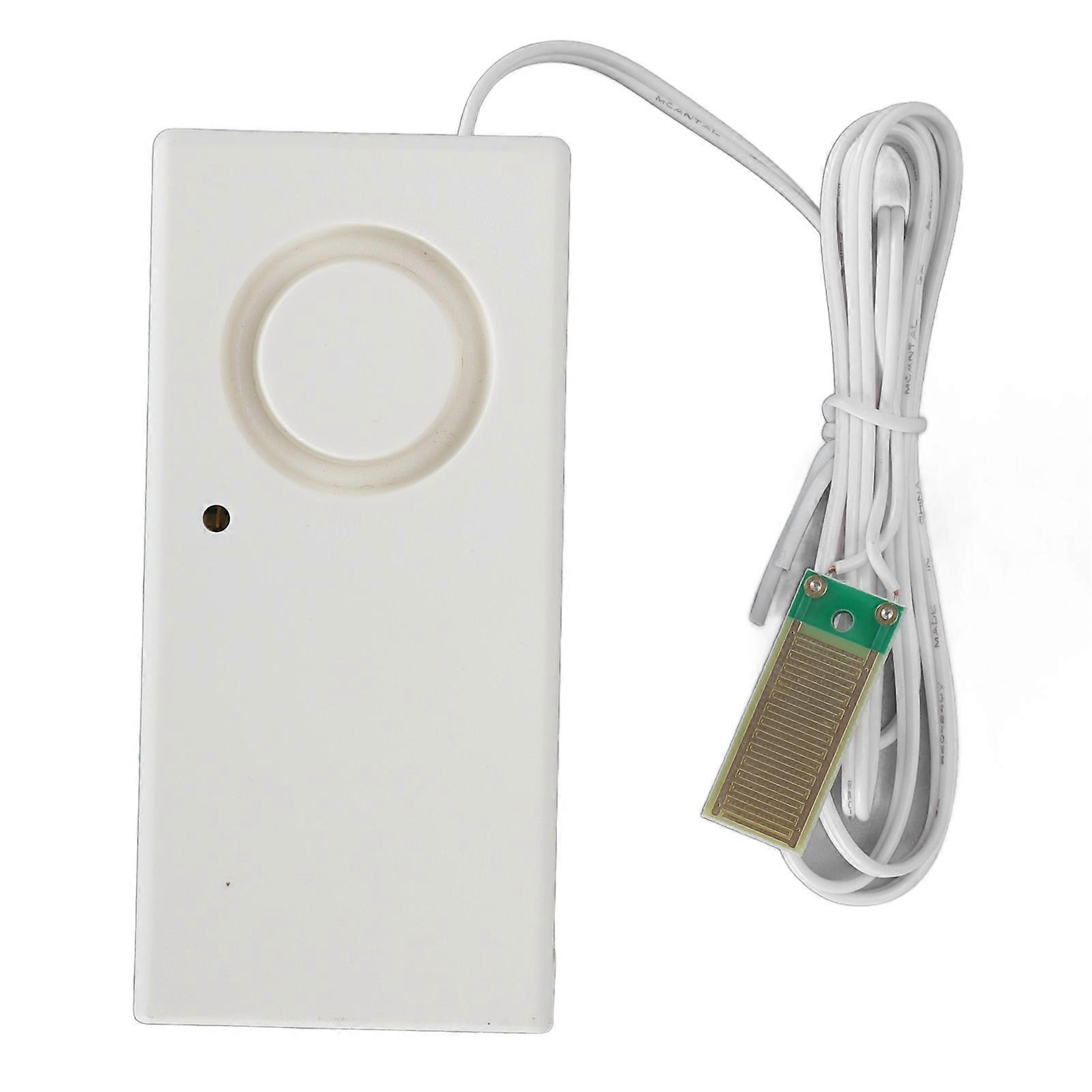 Water Leak Alarm Detector 120dB Loud Home Sink Fish Tank Pump Overflow Leakage Sensor