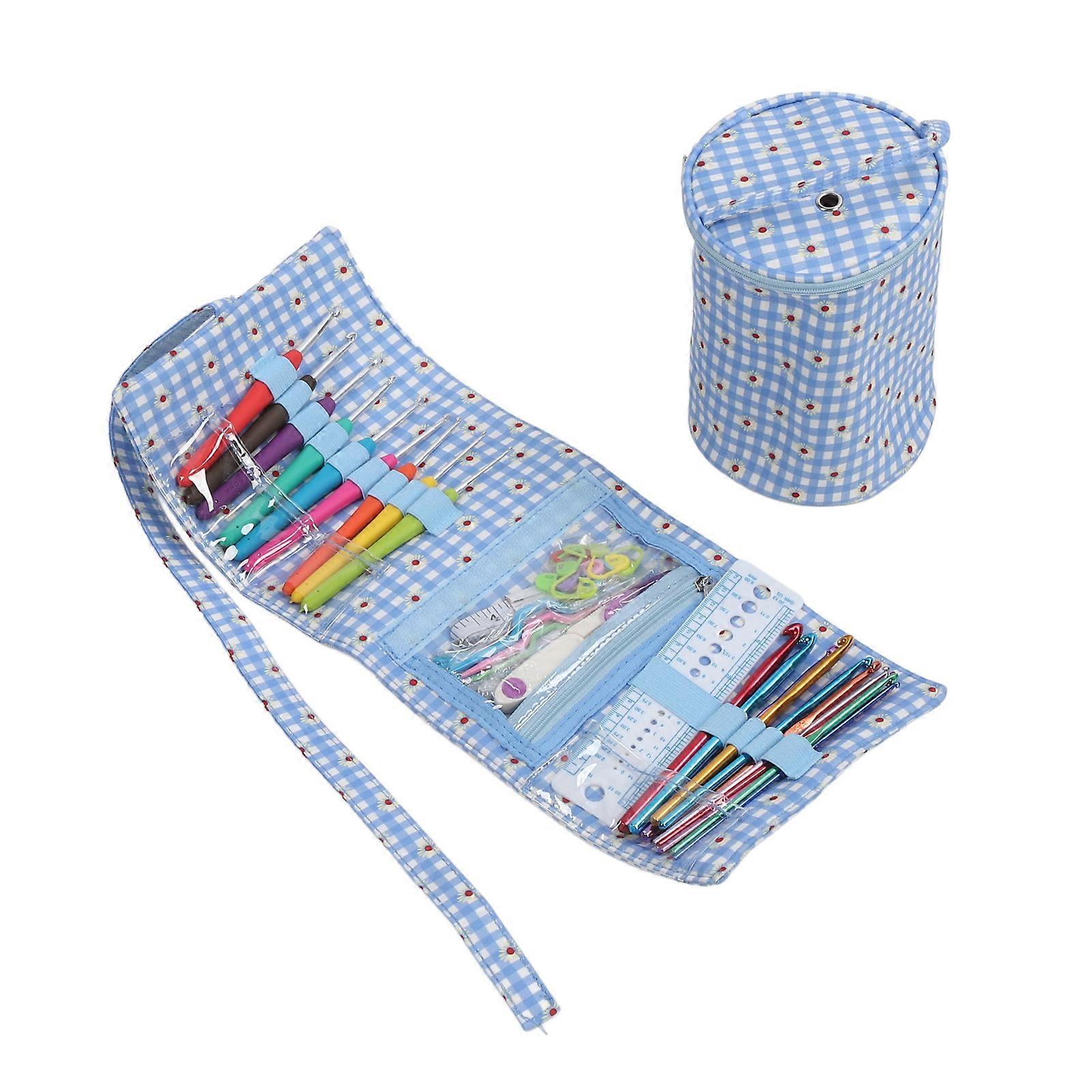 Set Ergonomic Crochet Hooks with Case Arthritic Hands DIY Hand Knitting Art Tools for Beginners