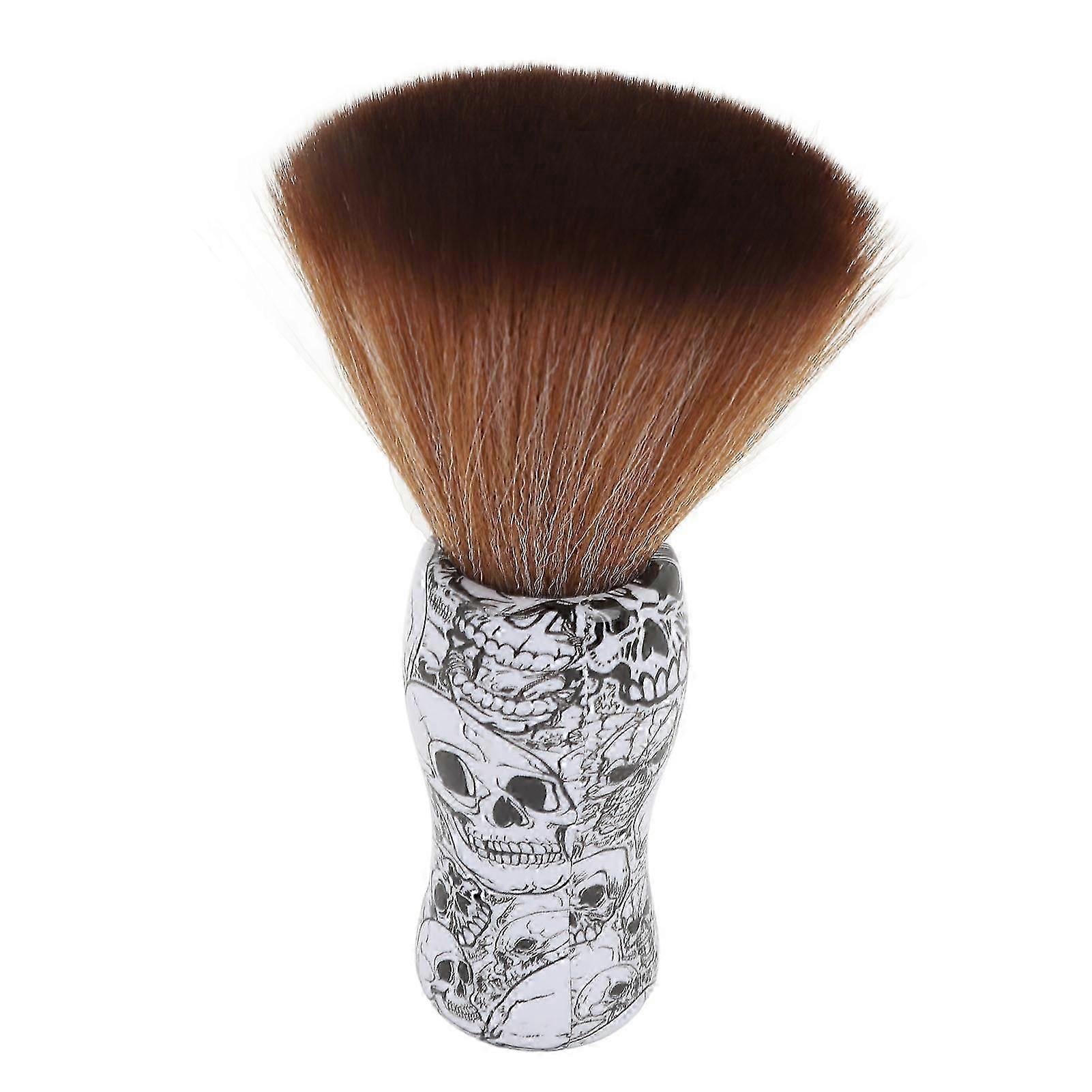 理髪店ネックヘアダスターブラシナイロンヘアカットネックダスター緩い髪を取り除くためのフェイスクリーニングスイープ