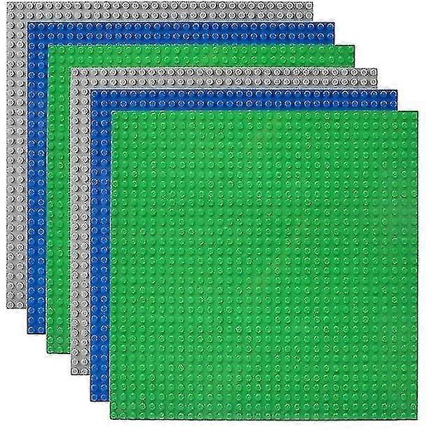 Classic Baseplates Building Base Plates - Baseplates 10" X 10", Pack Of 6