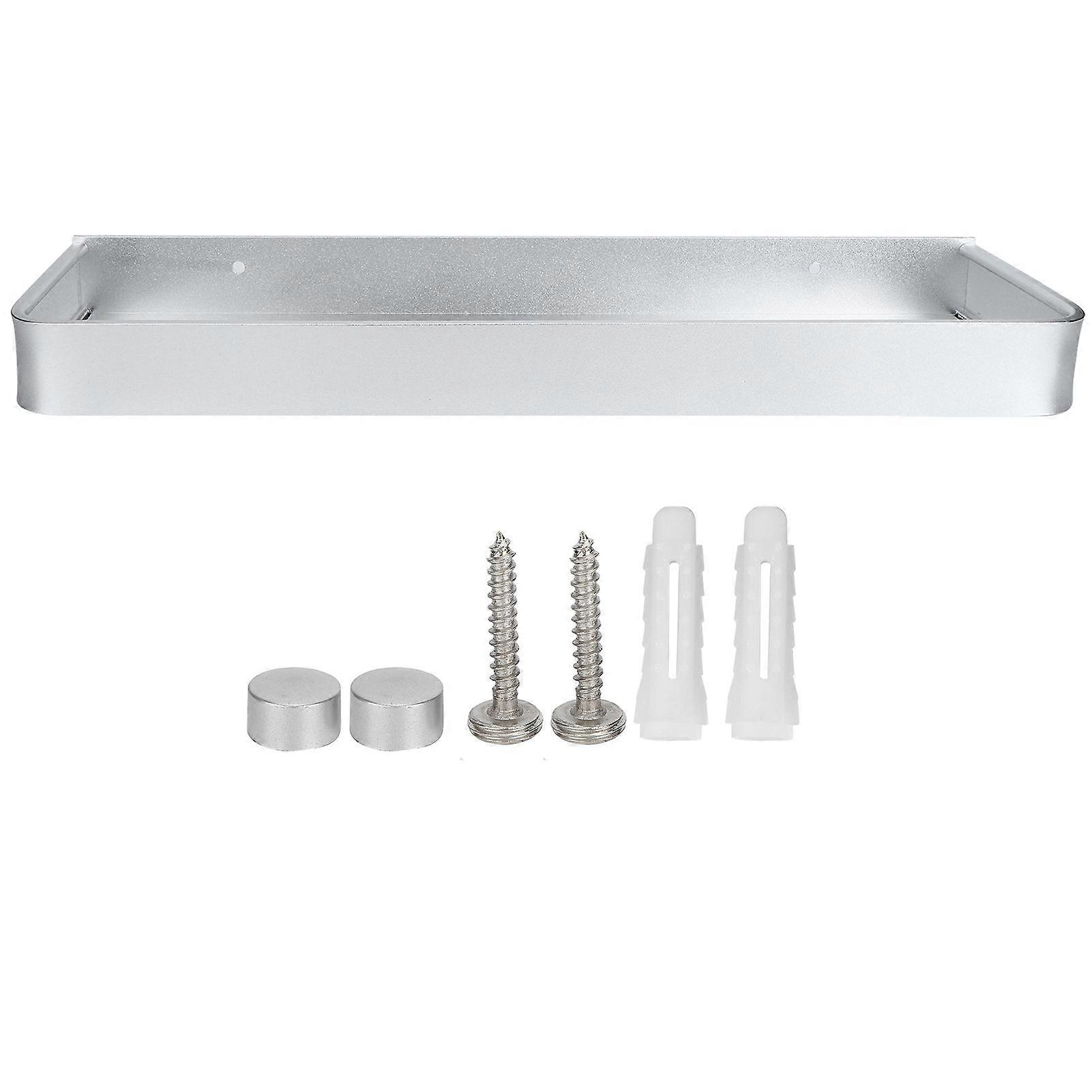 WallMounted Storage Rack Shower Shelf Multifunctional Storage Holder for Kitchen Bathroom(40cm Storage Rack )