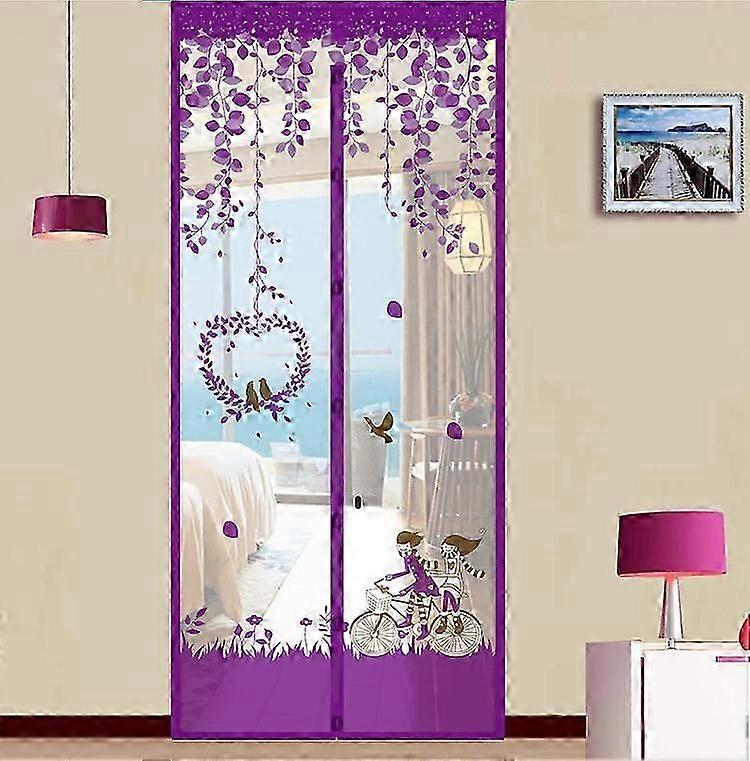 Záclonová sieťka Magic Door Mesh Zapínanie Fly Insect Bug Mosquito Screen Home Decor-90x210CM