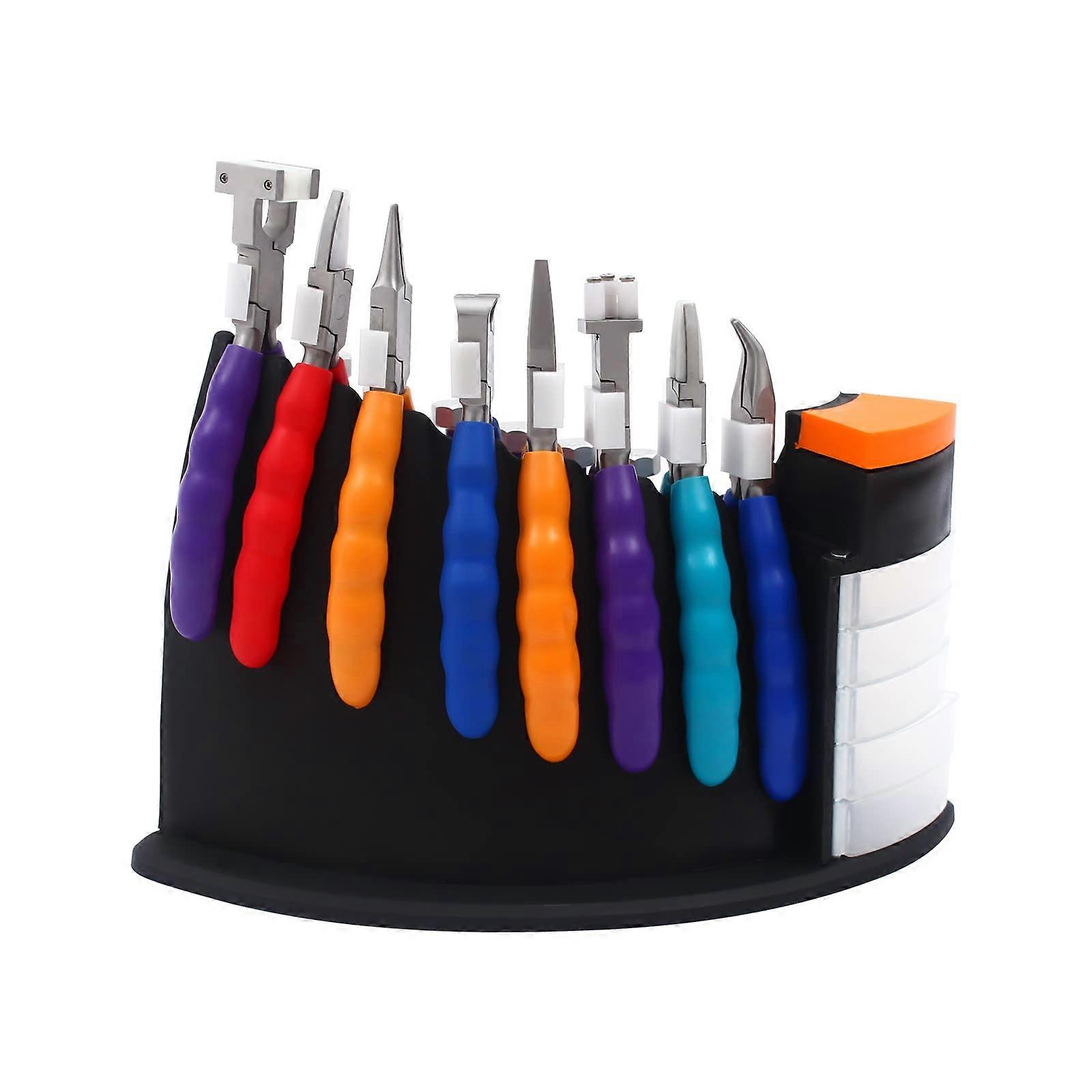 Professional Optical Plier Eyeglass Repair Tool with Kit 8 Pliers and 6 Screwdrivers