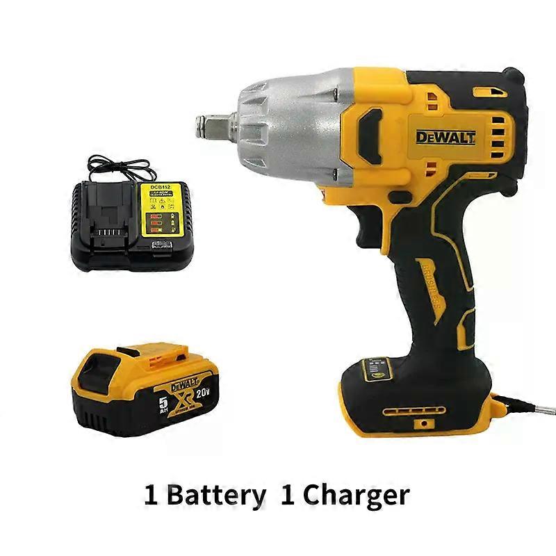 Impact Wrench 20V Max 1/2in 700N.m High Torque With Lithium Battery Car Repair Brushless Cordless Wrench Power Tools