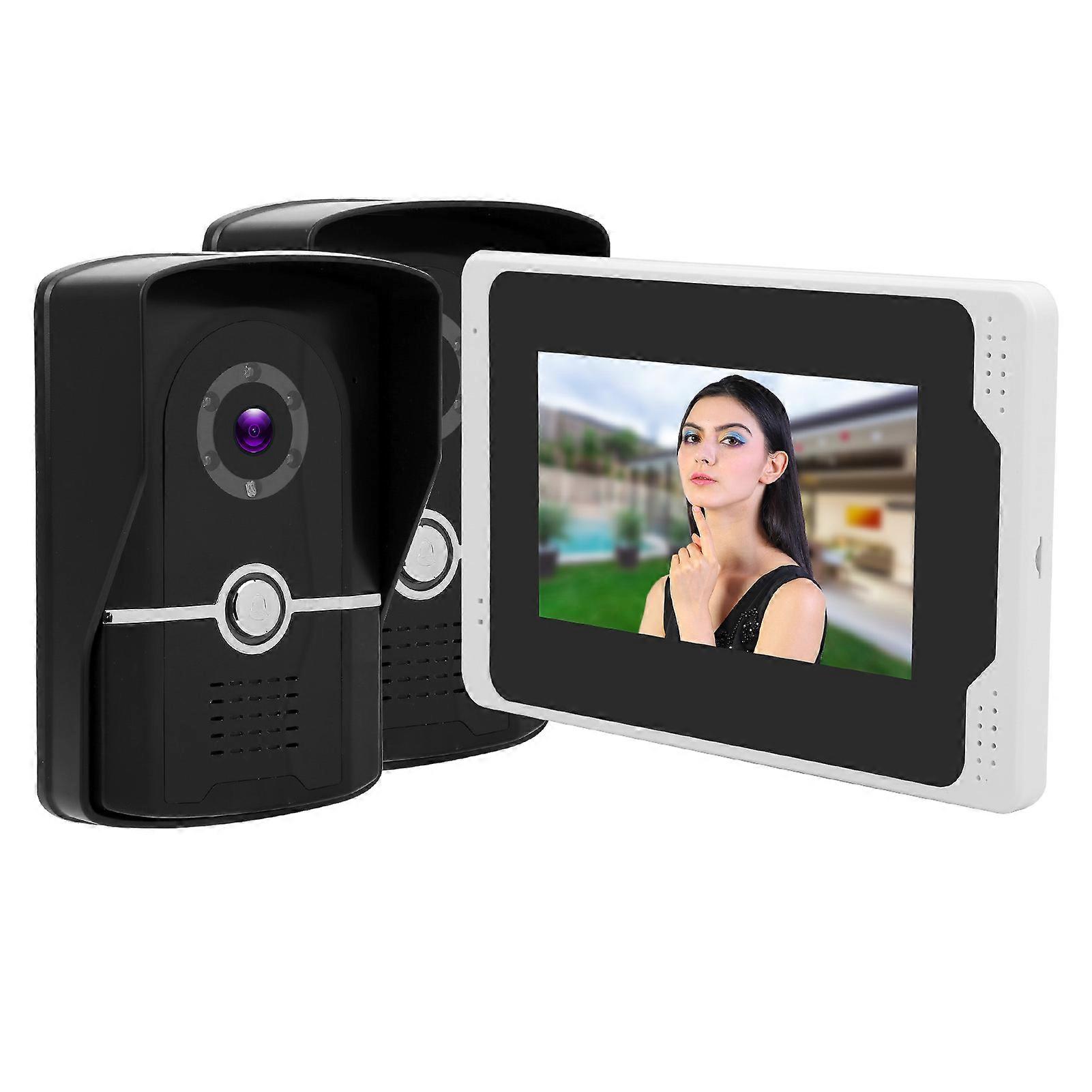 1080P Wifi Video Doorphone 7in TFT Display 2 Units 110° Wide View