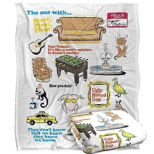 Friends The One WIth The... Icons Blanket